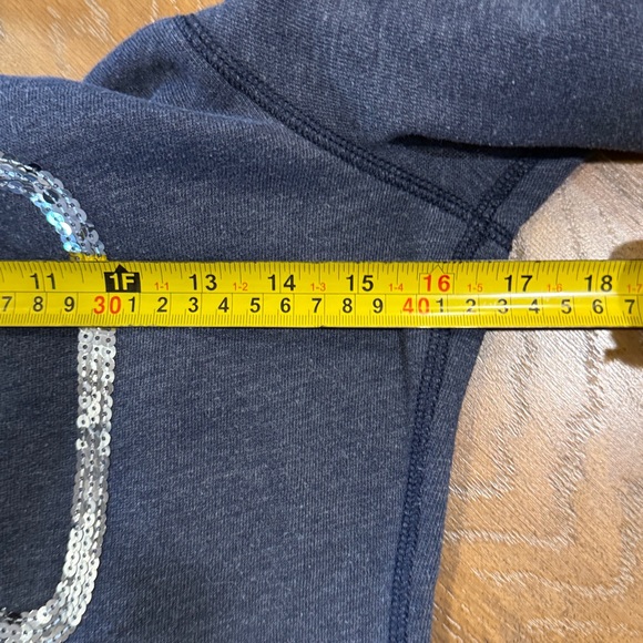 Hollister Blue Hoodie with Logo Patch Size S - Picture 5 of 10